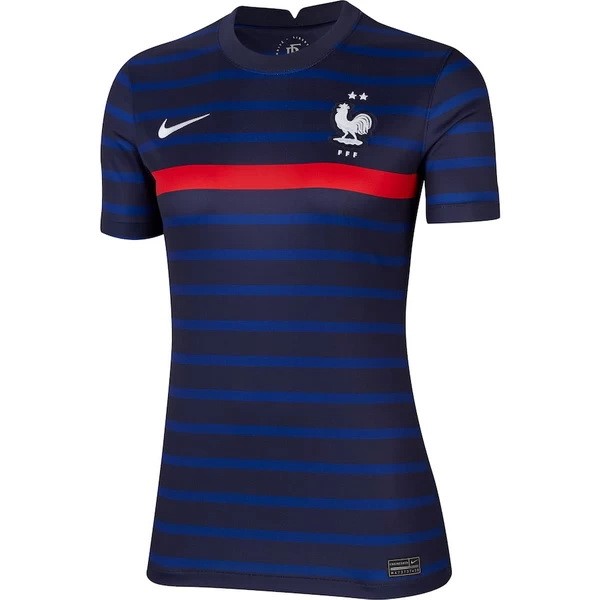 Tailandia Camiseta Francia Mujer 1st 2020 Azul